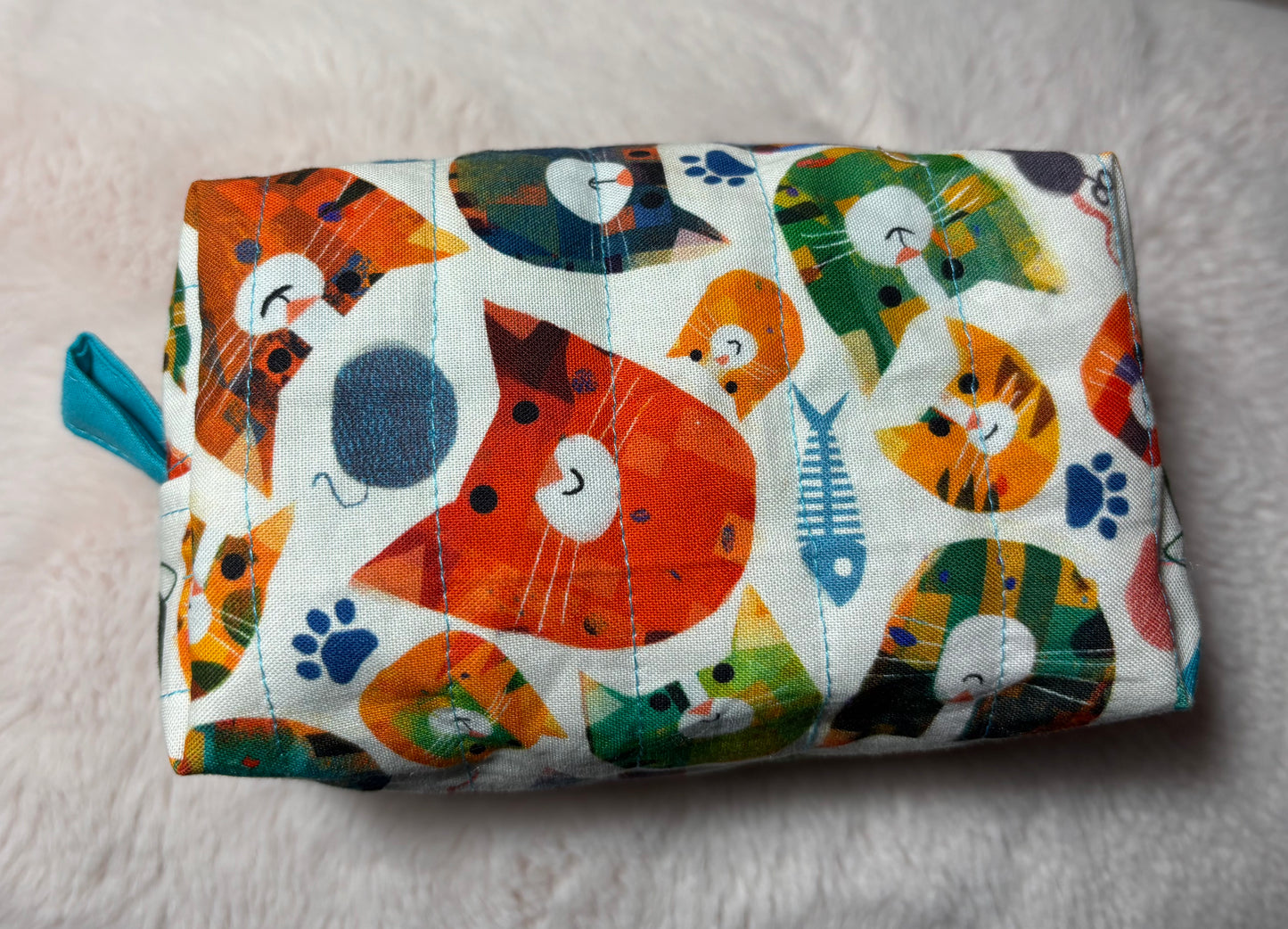 Quilted Zipper Pouches