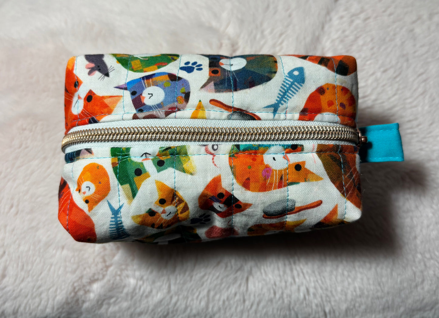 Quilted Zipper Pouches