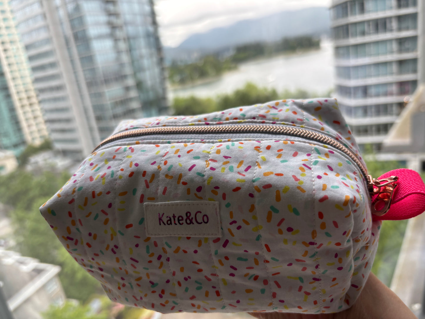 Quilted Zipper Pouches